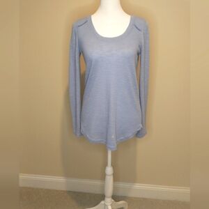 3/13 Baby Blue Long Sleeve Knit Tunic